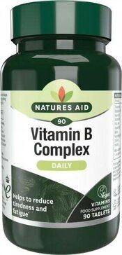 NATURES AID КОМПЛЕКС ВИТАМИНЫ ГРУППЫ B ТАБЛЕТКИ  0,38 Г №90
