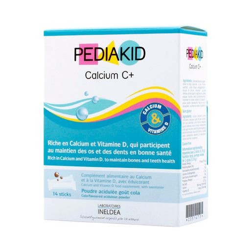 PEDIAKID КАЛЬЦИЙ C+ ПОРОШОК ДЛЯ ПРИГОТОВЛЕНИЯ НАПИТКА  2,6 Г №14