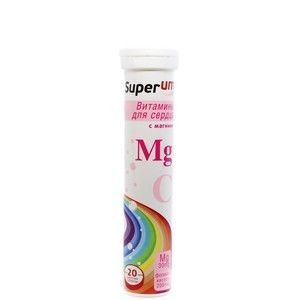 SUPERUM/СУПЕРУМ ВИТАМИНЫ ДЛЯ СЕРДЦА С МАГНИЕМ ТАБЛЕТКИ ШИПУЧИЕ    №20