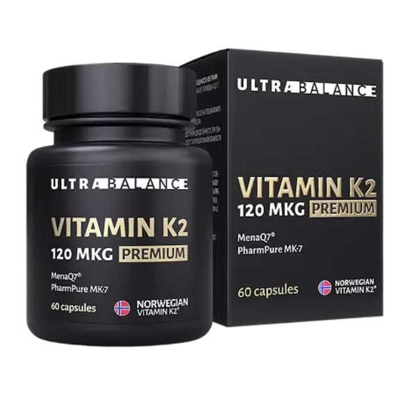 ULTRABALANCE ВИТАМИН К2 PREMIUM КАПСУЛЫ 120 МКГ 330 МГ №60