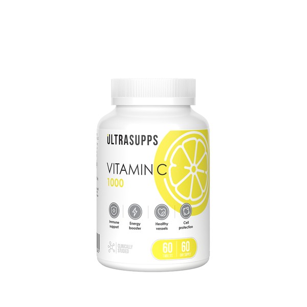 ULTRASUPPS ВИТАМИН С ТАБЛЕТКИ  1260 МГ №60