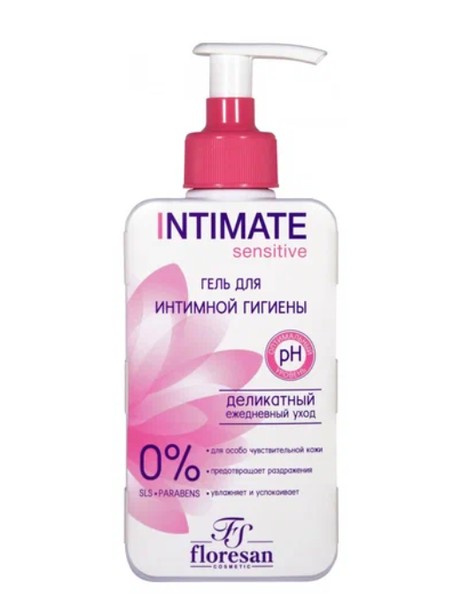 ФЛОРЕСАН INTIMATE SENSITIVE ГЕЛЬ Д/ИНТИМ ГИГИЕНЫ ДЕЛИКАТНЫЙ КОСМЕТИЧЕСКИЙ ГЕЛЬ 250 МЛ №1