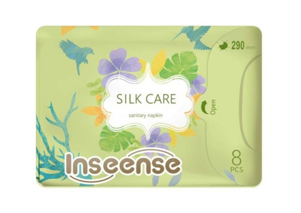 INSEENSE SILK CARE ПРОКЛАДКИ ГИГИЕНИЧЕСКИЕ НОЧНЫЕ 5 КАПЛИ ПРОКЛАДКИ ЖЕНСКИЕ ГИГИЕНИЧЕСКИЕ   №8