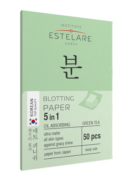 INSTITUTE ESTELARE ULTRA MATTE САЛФЕТКИ МАТИРУЮЩИЕ Д/ЛИЦА С ЗЕЛЕНЫМ ЧАЕМ САЛФЕТКИ БУМАЖНЫЕ КОСМЕТИЧЕСКИЕ   №50