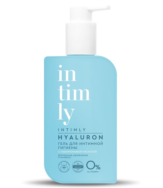 INTIMLY HYALURON ГЕЛЬ Д/ИНТИМНОЙ ГИГИЕНЫ C ГИАЛУРОНОВОЙ КИСЛОТОЙ КОСМЕТИЧЕСКИЙ ГЕЛЬ 220 МЛ №1