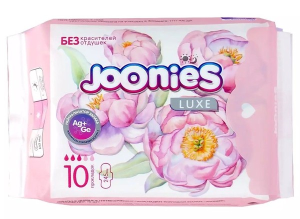 JOONIES LUXE ПРОКЛАДКИ ЖЕНСКИЕ ГИГИЕНИЧЕСКИЕ ДНЕВНЫЕ ПРОКЛАДКИ ЖЕНСКИЕ ГИГИЕНИЧЕСКИЕ №10