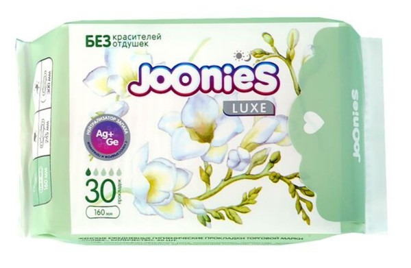 JOONIES LUXE ПРОКЛАДКИ ЖЕНСКИЕ ГИГИЕНИЧЕСКИЕ ЕЖЕДНЕВНЫЕ ПРОКЛАДКИ ЖЕНСКИЕ ГИГИЕНИЧЕСКИЕ №30