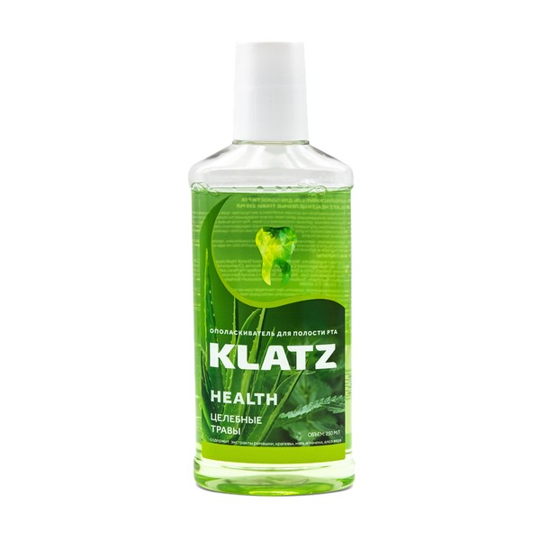 KLATZ HEALTH ОПОЛАСКИВАТЕЛЬ Д/ПОЛ РТА ЦЕЛЕБНЫЕ ТРАВЫ ОПОЛАСКИВАТЕЛЬ ДЛЯ ПОЛОСТИ РТА 250 МЛ №1