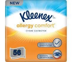 KLEENEX ALLERGY COMFORT САЛФЕТКИ ВЛАЖНЫЕ САЛФЕТКИ ВЛАЖНЫЕ КОСМЕТИЧЕСКИЕ   №56