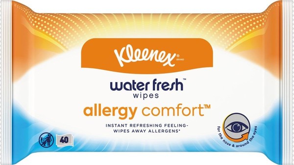 KLEENEX ALLERGY COMFORT САЛФЕТКИ ВЛАЖНЫЕ САЛФЕТКИ ВЛАЖНЫЕ КОСМЕТИЧЕСКИЕ   №40