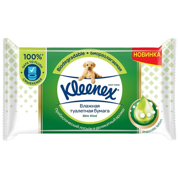 KLEENEX ТУАЛЕТНАЯ БУМАГА ВЛАЖНАЯ БУМАГА ТУАЛЕТНАЯ   №38