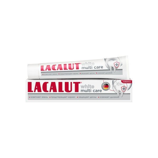LACALUT З/ПАСТА WHITE MULTI CARE ЗУБНАЯ ПАСТА ОТБЕЛИВАЮЩАЯ 60 Г №1