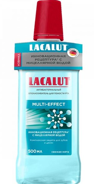 LACALUT ОПОЛАСКИВАТЕЛЬ Д/РТА МУЛЬТИ-ЭФФЕКТ ОПОЛАСКИВАТЕЛЬ ДЛЯ ПОЛОСТИ РТА 500 МЛ №1