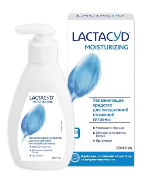 LACTACYD MOISTURIZING СРЕДСТВО Д/ИНТИМ ГИГ УВЛАЖ/МЯГКОСТЬ КОСМЕТИЧЕСКИЕ СРЕДСТВА ПРОЧИЕ 200 МЛ №1