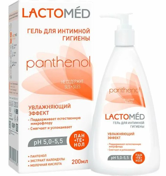 LACTOMED ГЕЛЬ Д/ИНТИМНОЙ ГИГИЕНЫ УВЛАЖНЯЮЩИЙ ЭФФЕКТ ПАНТЕНОЛ КОСМЕТИЧЕСКИЙ ГЕЛЬ 200 МЛ №1