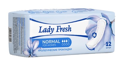 ТМА (АПРЕЛЬ) LADY FRESH ПРОКЛАДКИ УРОЛОГИЧЕСКИЕ ЖЕНСКИЕ СТМ ПРОКЛАДКИ УРОЛОГИЧЕСКИЕ ЖЕНСКИЕ №1 NORMAL   №12