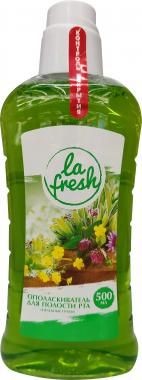 LA FRESH ОПОЛАСКИВАТЕЛЬ Д/ПОЛОСТИ РТА ЦЕЛЕБНЫЕ ТРАВЫ ОПОЛАСКИВАТЕЛЬ ДЛЯ ПОЛОСТИ РТА  500 МЛ №1