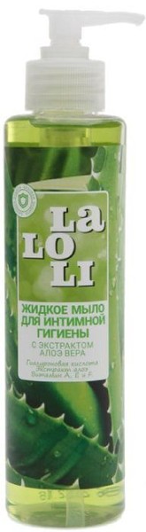 LALOLI МЫЛО Д/ИНТИМНОЙ ГИГИЕНЫ ЖИДКОЕ АЛОЭ ВЕРА КОСМЕТИЧЕСКОЕ МЫЛО  250 МЛ №1