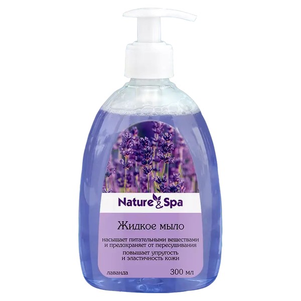NATURE&SPA МЫЛО ЖИДКОЕ ЛАВАНДА МЫЛО ЖИДКОЕ  300 МЛ №1