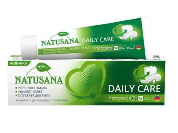 NATUSANA ЗУБН ПАСТА DAILY CARE ЗУБНАЯ ПАСТА ЕЖЕДНЕВНАЯ 75 МЛ №1