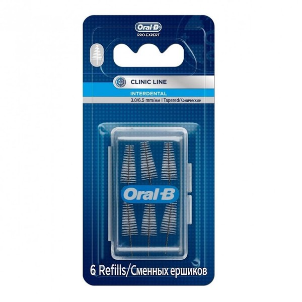 ORAL-B PRO-EXPERT CLINIC LINE INTERDENTAL ЕРШИКИ ЕРШИКИ МЕЖЗУБНЫЕ №6