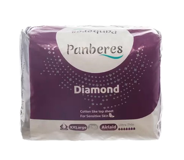 PANBERES DIAMOND ПРОКЛАДКИ ГИГИЕНИЧЕСКИЕ AIRLAID XXL ПРОКЛАДКИ ЖЕНСКИЕ ГИГИЕНИЧЕСКИЕ №10