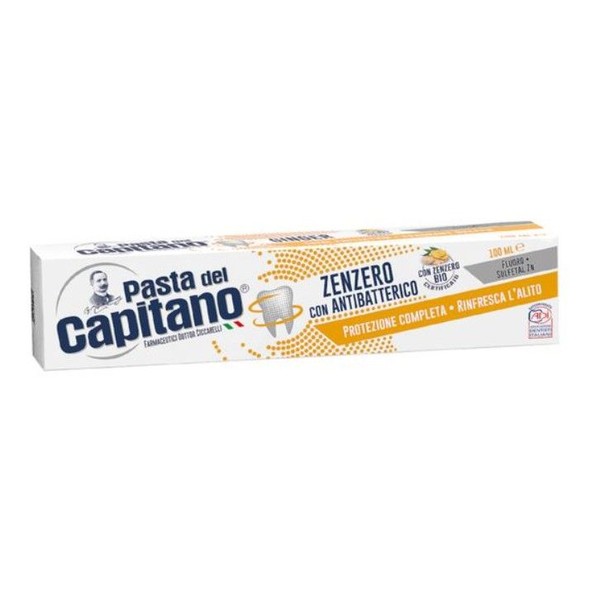 PASTA DEL CAPITANO ЗУБН ПАСТА АБСОЛЮТНАЯ ЗАЩИТА ИМБИРЬ ЗУБНАЯ ПАСТА ЕЖЕДНЕВНАЯ 100 МЛ №1