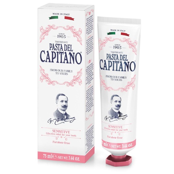 PASTA DEL CAPITANO ЗУБН ПАСТА Д/ЧУВСТВИТЕЛЬНЫХ ЗУБОВ ЗУБНАЯ ПАСТА ДЛЯ ЧУВСТВИТЕЛЬНЫХ ЗУБОВ 75 МЛ №1