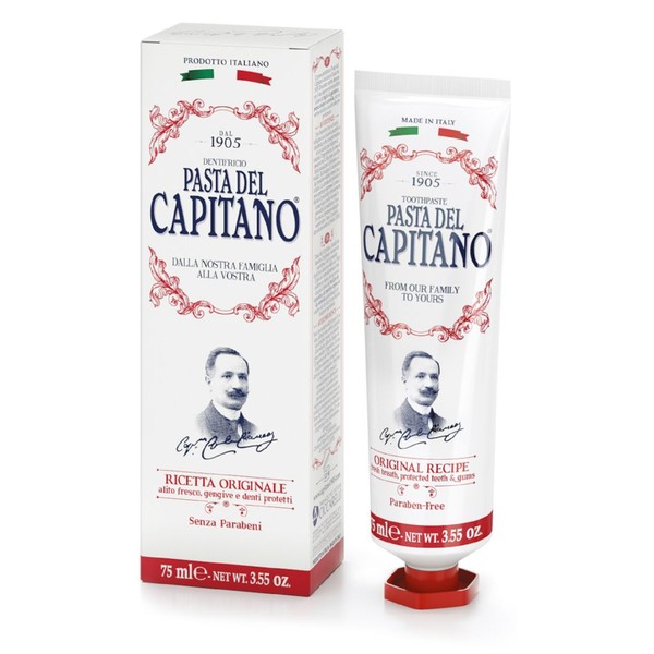 PASTA DEL CAPITANO PREMIUM З/ПАСТА ОРИГИНАЛЬНЫЙ РЕЦЕПТ ЗУБНАЯ ПАСТА КОМПЛЕКСНАЯ 75 МЛ №1