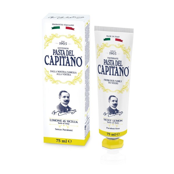 PASTA DEL CAPITANO 1905 ЗУБН ПАСТА СИЦИЛИЙСКИЙ ЛИМОН ЗУБНАЯ ПАСТА ОСВЕЖАЮЩАЯ 75 МЛ №1