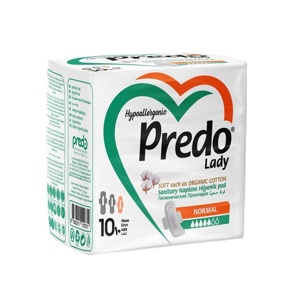 PREDO LADY ПРОКЛАДКИ ГИГИЕНИЧЕСКИЕ NORMAL ПРОКЛАДКИ ЖЕНСКИЕ ГИГИЕНИЧЕСКИЕ    №10