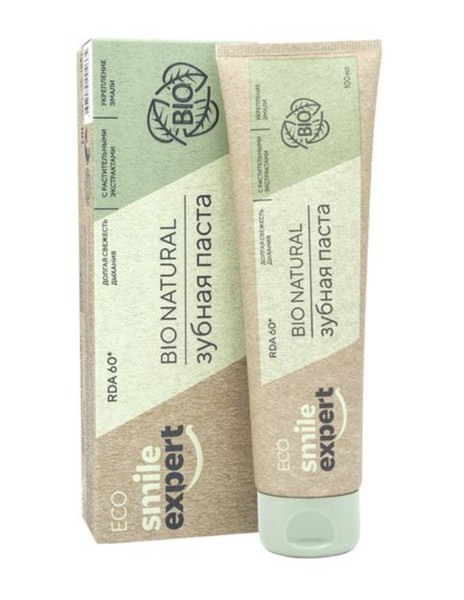 SMILE EXPERT ECO ЗУБН ПАСТА BIO NATURAL ЗУБНАЯ ПАСТА ЕЖЕДНЕВНАЯ 100 МЛ №1