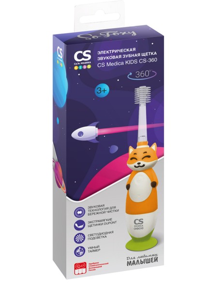 CS MEDICA KIDS ЗУБН ЩЕТКА ЭЛЕКТРИЧЕСКАЯ CS-360 ЗУБНАЯ ЩЕТКА ЭЛЕКТРИЧЕСКАЯ ДЕТСКАЯ №1