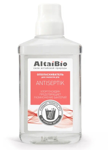 ALTAIBIO ОПОЛАСКИВАТЕЛЬ Д/РТА ANTISEPTIK ОПОЛАСКИВАТЕЛЬ ДЛЯ ПОЛОСТИ РТА 400 МЛ №1