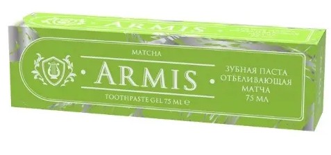 ARMIS/АРМИС ЗУБНАЯ ПАСТА ГЕЛЕВАЯ ОТБЕЛИВАЮЩАЯ МАТЧ ЗУБНАЯ ПАСТА ГЕЛЕВАЯ  75 МЛ №1