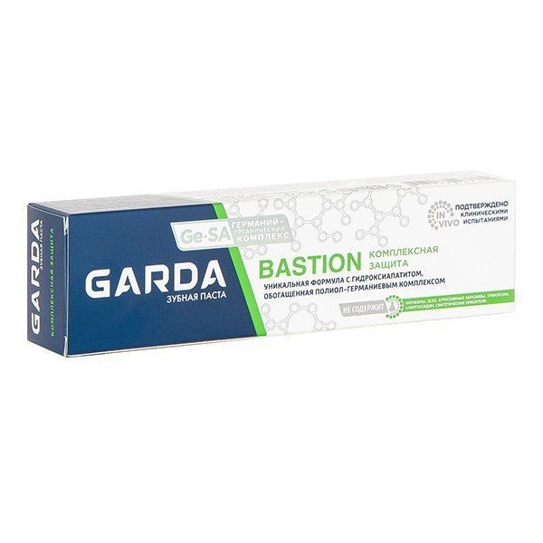 GARDA BASTION ЗУБ/ПАСТА КОМПЛЕКСНАЯ ЗАЩИТА ЗУБНАЯ ПАСТА КОМПЛЕКСНАЯ  75 Г №1