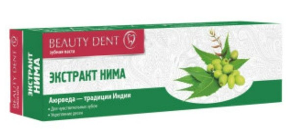 BEAUTY DENT ЗУБНАЯ ПАСТА ЭКСТРАКТ НИМА ЗУБНАЯ ПАСТА ЕЖЕДНЕВНАЯ 100 МЛ №1