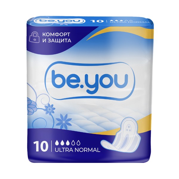 BE.YOU ПРОКЛАДКИ ГИГИЕНИЧЕСКИЕ ULTRA NORMAL ПРОКЛАДКИ ЖЕНСКИЕ ГИГИЕНИЧЕСКИЕ    №10