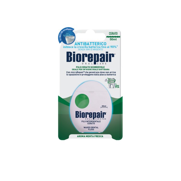 BIOREPAIR ЗУБН НИТЬ ВОЩЕНАЯ СКОЛЬЗЯЩАЯ ЗУБНАЯ НИТЬ 50 М №1