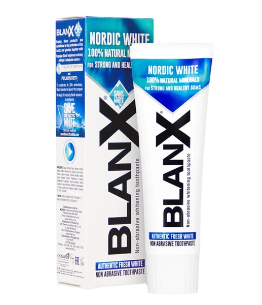 BLANX ЗУБН ПАСТА NORDIC WHITE ОТБЕЛИВАЮЩАЯ ЗУБНАЯ ПАСТА ОТБЕЛИВАЮЩАЯ 75 МЛ №1