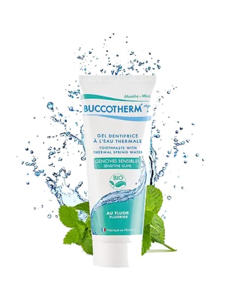 BUCCOTHERM ЗУБН ГЕЛЬ-ПАСТА Д/ЧУВСТВИТ ДЕСЕН С ТЕРМАЛ ВОДОЙ И ФТОРОМ ЗУБНАЯ ПАСТА ДЛЯ ЗАЩИТЫ ДЕСЕН 75 МЛ №1