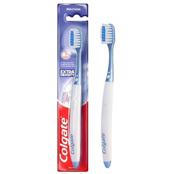 COLGATE ЗУБН ЩЕТКА EXTRA DENSITY ЖЕСТКАЯ ЗУБНАЯ ЩЕТКА   №1