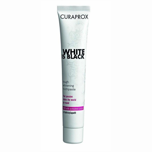 CURAPROX BIO-ПАСТА ЗУБНАЯ WHITE IS BLACK МЯТА ЗУБНАЯ ПАСТА ОТБЕЛИВАЮЩАЯ 90 МЛ №1