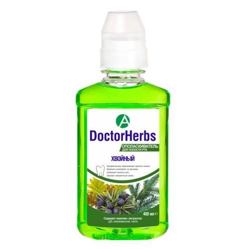 ТМА (АПРЕЛЬ) DOCTORHERBS ОПОЛАСКИВАТЕЛЬ Д/ПОЛОСТИ РТА ХВОЙНЫЙ ОПОЛАСКИВАТЕЛЬ ДЛЯ ПОЛОСТИ РТА  400 МЛ №1