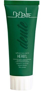 DR.DENTE ЗУБ ПАСТА HERBL ЗУБНАЯ ПАСТА ДЛЯ ЗАЩИТЫ ДЕСЕН  100 Г №1