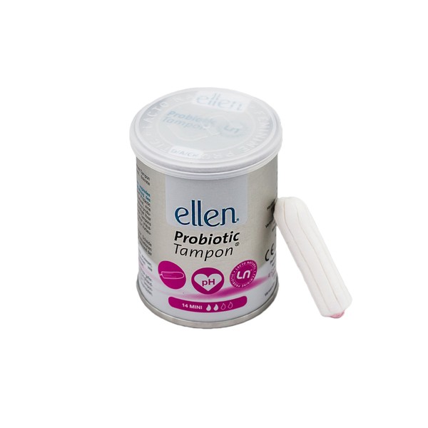 ELLEN MINI ТАМПОНЫ С ПРОБИОТИКАМИ ТАМПОНЫ ЖЕНСКИЕ ГИГИЕНИЧЕСКИЕ №14