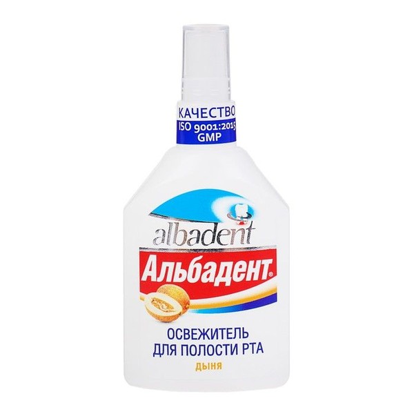 АЛЬБАДЕНТ ОСВЕЖИТЕЛЬ Д/ПОЛОСТИ РТА ДЫНЯ СПРЕЙ ДЛЯ ПОЛОСТИ РТА 35 МЛ №1