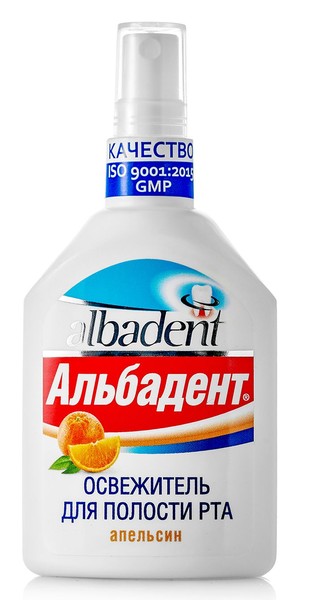 АЛЬБАДЕНТ ОСВЕЖИТЕЛЬ Д/ПОЛОСТИ РТА АПЕЛЬСИН СПРЕЙ ДЛЯ ПОЛОСТИ РТА 35 МЛ №1