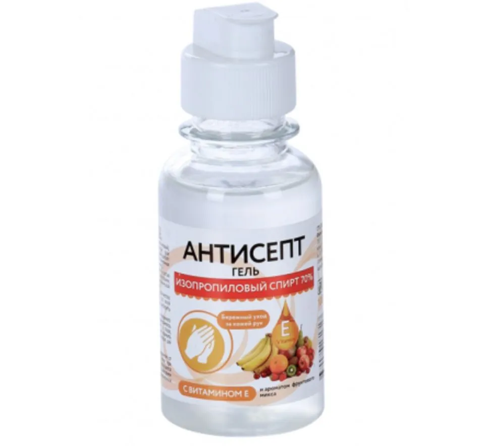 АНТИСЕПТ ГЕЛЬ Д/РУК АНТИСЕПТИЧЕСКИЙ С ВИТАМИНОМ Е ГЕЛЬ ДЛЯ РУК  100 МЛ №1
