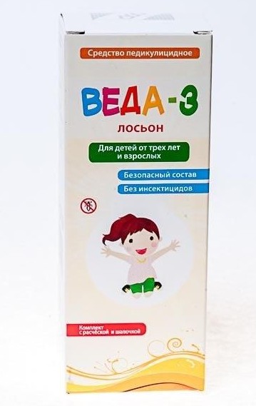 ВЕДА-3 ЛОСЬОН ПЕДИКУЛИЦИДНЫЙ  ЛОСЬОН-СПРЕЙ ДЛЯ ВОЛОС 100 МЛ №1